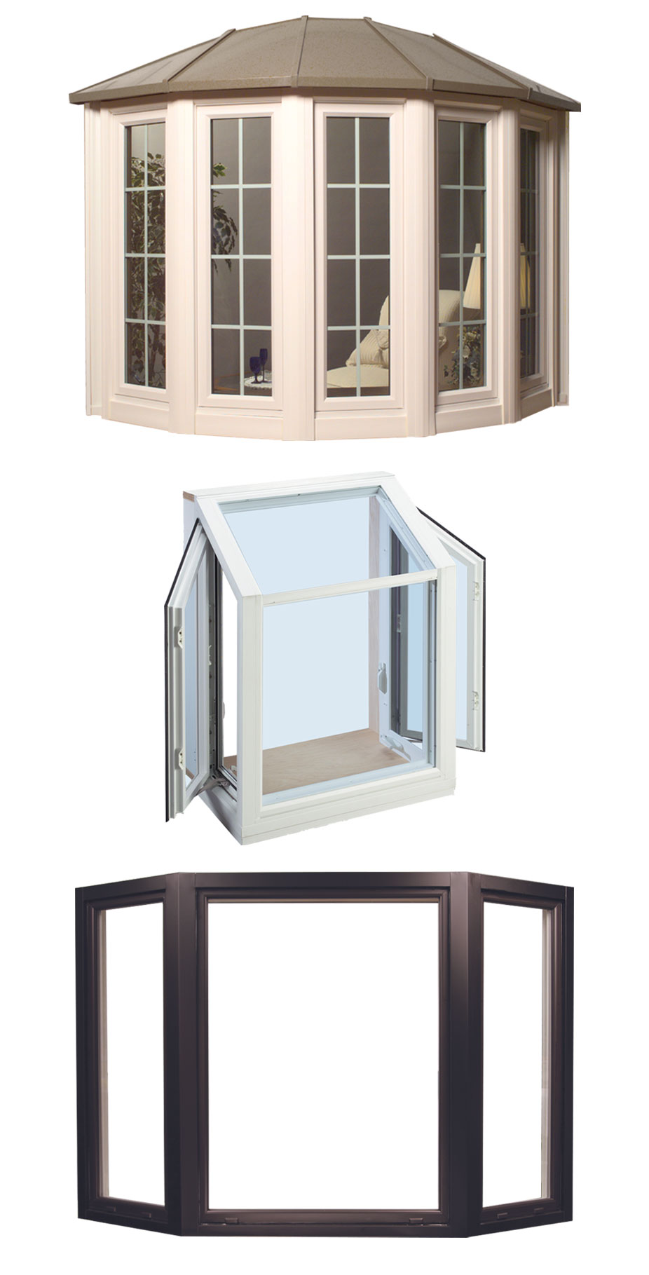 Bay garden and bow window design options
